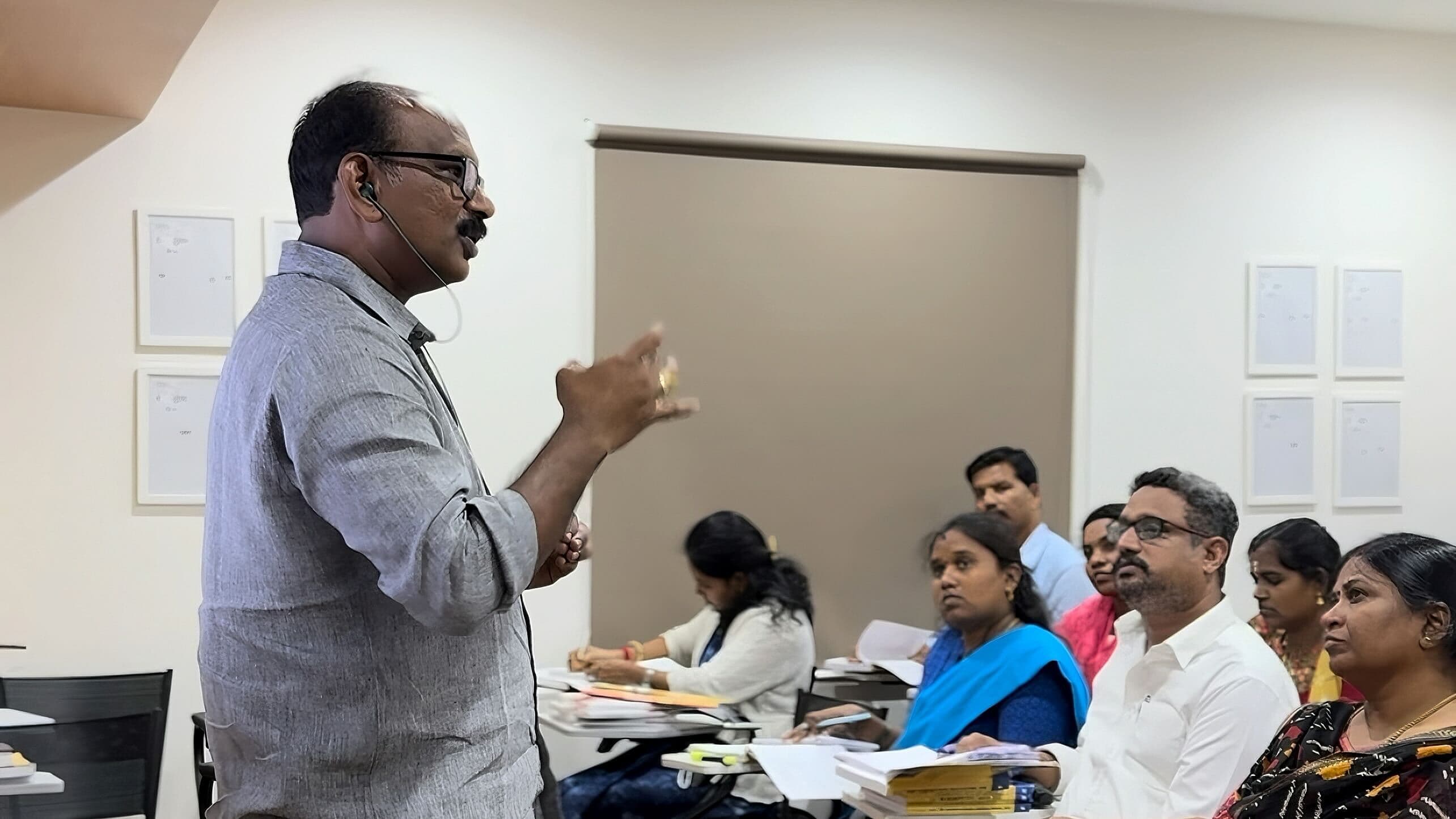 VLS Law Academy faculty teaching a class